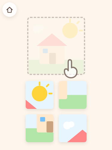 ぱずるの画面